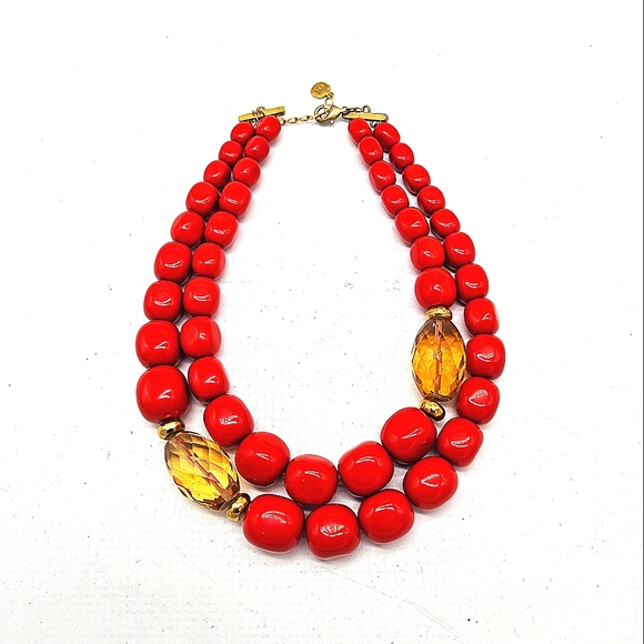 Vintage chunky  Carolee Lux necklace - Picture 4 of 6